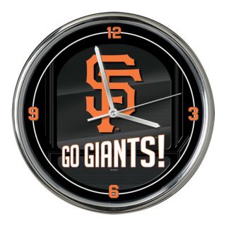 San Francisco Giants Go Team Chrome Wall Clock