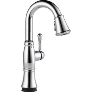 Delta Cassidy Touch Single Handle Pull Down Sprayer Bar Faucet in Chrome 9997T DST