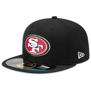 New Era NFL 59Fifty Sideline Cap   Mens   Football   Accessories   San Francisco 49ers   Black