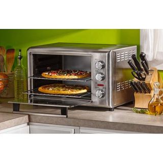 Hamilton Beach Large Capacity Stainless Steel Counter Top Oven, With Rotisserie function