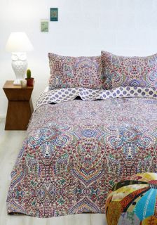 Refreshed and Radiant Quilt Set in Full/Queen  Mod Retro Vintage Decor Accessories