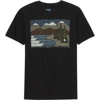 Hippy Tree Lakeside T Shirt   Short Sleeve   Mens