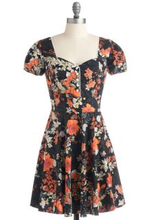 Blossom of the Evening Dress  Mod Retro Vintage Printed Dresses