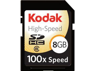 Lexar Media KSD8GBHSBNA100 8 GB Secure Digital High Capacity (SDHC)   1 Card