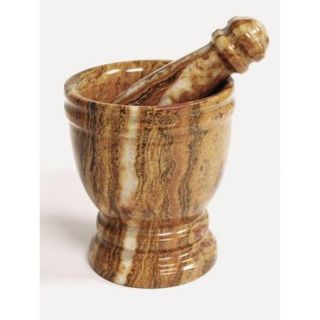 Nature Home Decor Multi Onyx Marble Mortar and Pestle