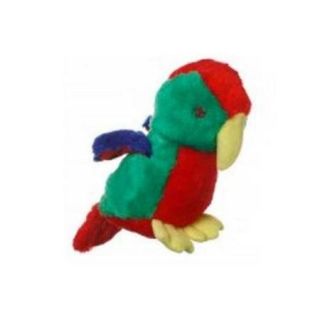 Multipet Look Who's Talking Parrot Dog Toy Multi Colored