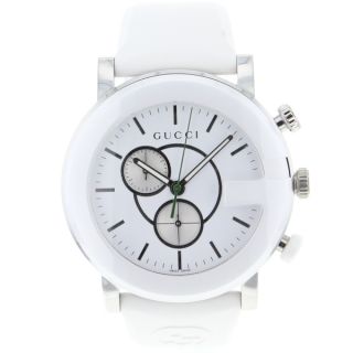 Gucci Mens White G Chrono Watch   14907663   Shopping