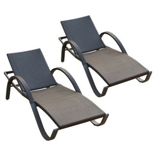 RST Brands Deco Chaise Lounges Set of 2