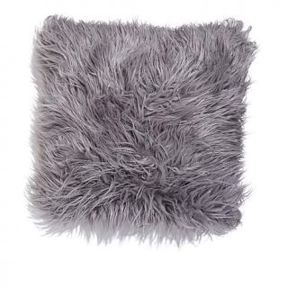 A by Adrienne Landau Mongolian Faux Fur Pillow   7782574