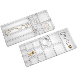 InterDesign Linus Clear Jewelry Box, Large