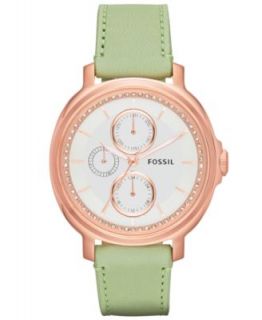 Fossil Womens Riley Tan Leather Strap Watch 38mm ES3363   Watches