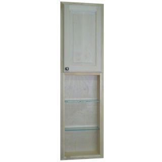 Baldwin 54 inch Natural Recessed Pantry Storage Cabinet with 30 inch