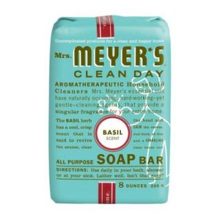 Mrs. Meyer's Clean Day 8 oz. Basil Scent Soap Bar 14107