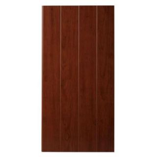Marlite Supreme Wainscot 8 Linear ft. HDF Tongue and Groove Lexington Cherry Panel (6 Pack) 179610