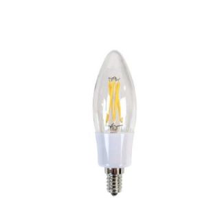 Newhouse Lighting 40W Equivalent Incandescent B10 Candelabra Dimmable LED Filament Light Bulb LEDEBD CA