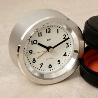 Bai Design Landmark Astor Aluminium Travel Alarm Clock