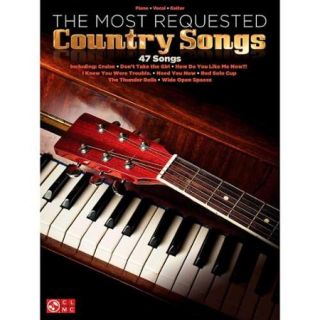 Hal Leonard The Most Requested Country Songs Piano/Vocal/Guitar Songbook