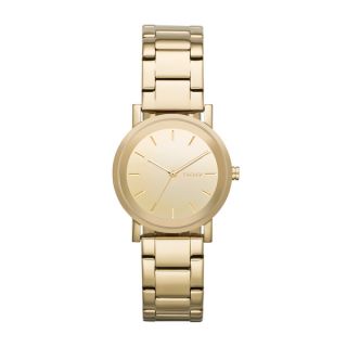 DKNY Womens Mirror Rose gold tone Chronograph Watch