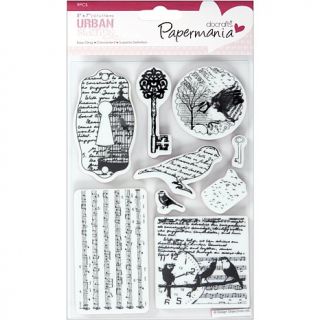 Docrafts Papermania Cling Urban Stamps   Bird Print
    7169106