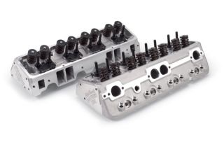 Edelbrock 5089   Assembled, sold per pair, 64cc chamber volume 262 400 ci. Small Block Chevy   Cylinder Heads