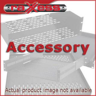 Raxxess  2U Vented Custom Shelf (Black) CMS218