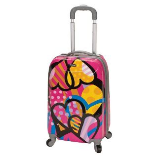 Rockland Vision Polycarbonate Carry On Luggage Set   Love (20