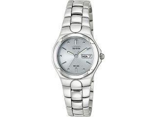 Citizen Eco Drive Corso Grey Dial Stainless Steel Ladies Watch EW3030 50A 