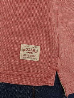 Jack & Jones Logo Polo Regular Fit Polo Shirt Red