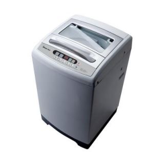 Magic Chef Compact 1.6 cu. ft. Top Load Washer in White with Stainless Steel Tub MCSTCW16W2