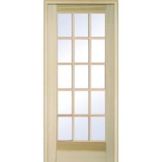 Builder S Choice 60 In X 80 In 15 Lite Clear Wood Pine