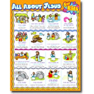 Carson Dellosa Publications All About Jesus for Kids Chart