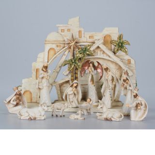 Roman, Inc. 13 Piece Nativity Figurine Set