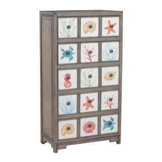 Powell Calabash 5 Drawer Cabinet   Decorative Chests